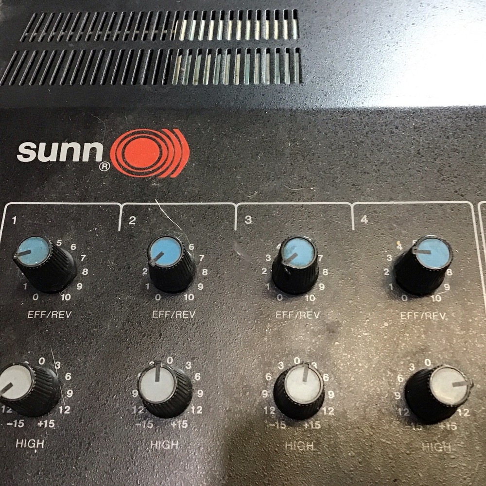 Sunn SR-4100 Sound Reinforcement Mixer Amp Untested