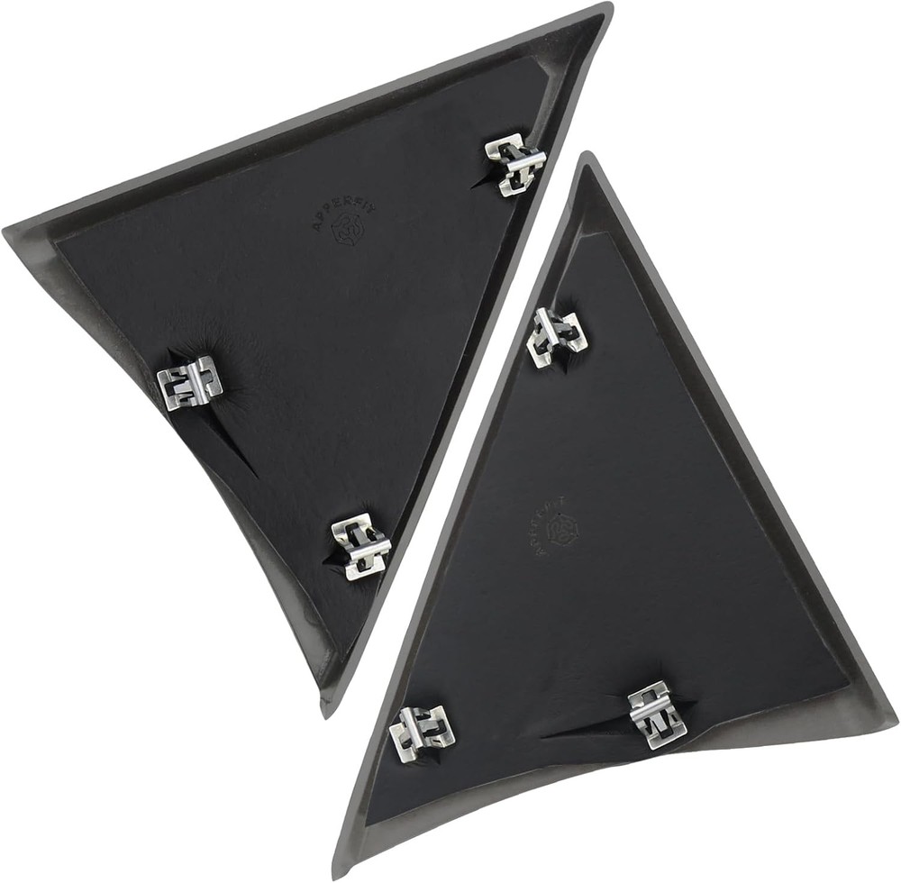 Front Door Upper Trim Panel Triangle Cover (Gray) Compatible with 2007-2013 Chev