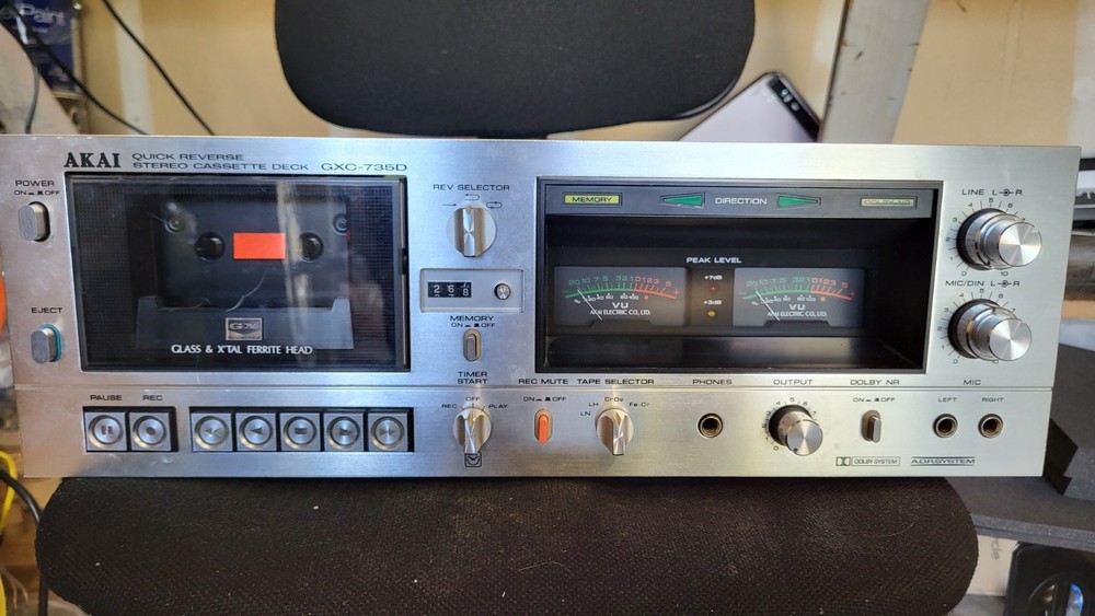 Akai GXC 735D Cassette Deck: Read