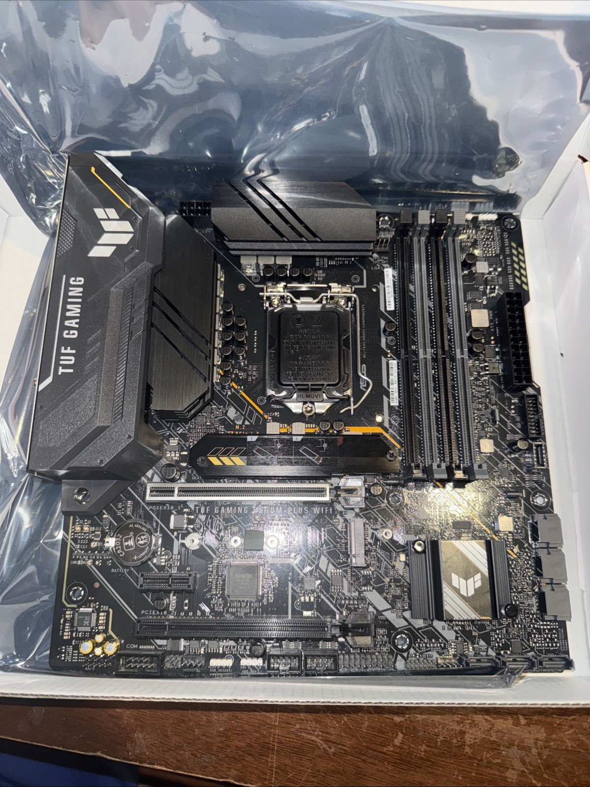 ASUS TUF GAMING B560M-PLUS WIFI LGA1200 B560 DDR4 mATX Motherboard