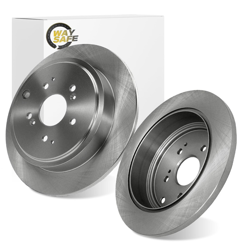 12.32 Inch 313mm Rear Brake Rotors Solid Disc Replacement 31318
