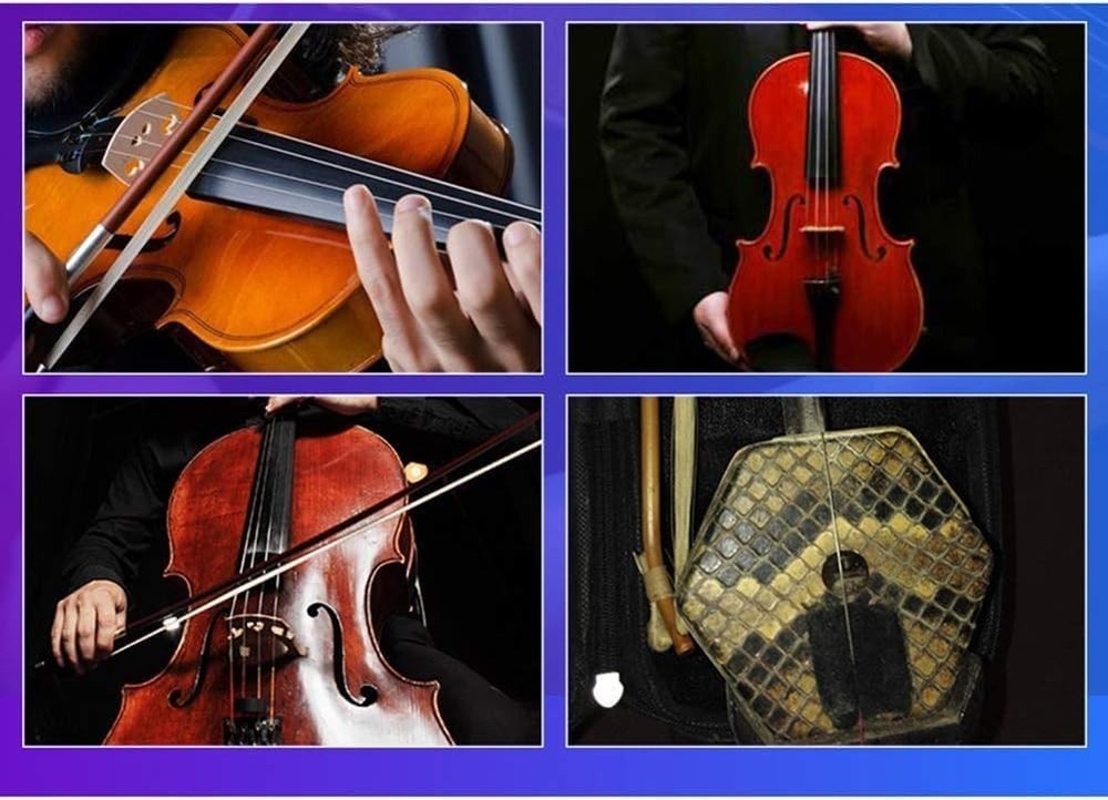 Light Yellow Rosin for String Instruments - Low Dust, Round, Essential Accessory