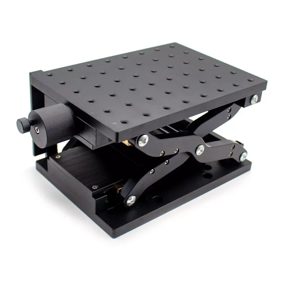 Z Axis Manual Lifting Table Lab Optical Platform Stage 120mm