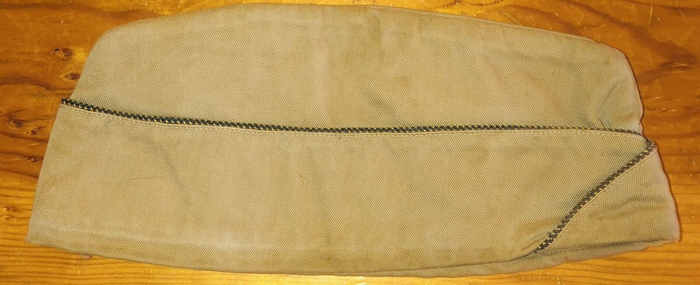 WWII Khaki Garrison Cap/Hat