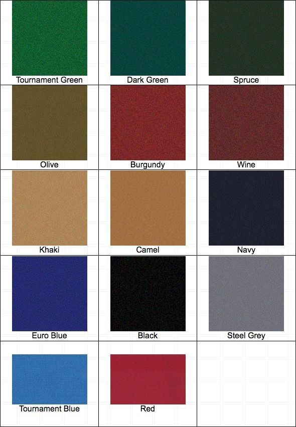 New Pro Form Worsted Pool Table Cloth for 8ft Table - High Speed Billiard Felt