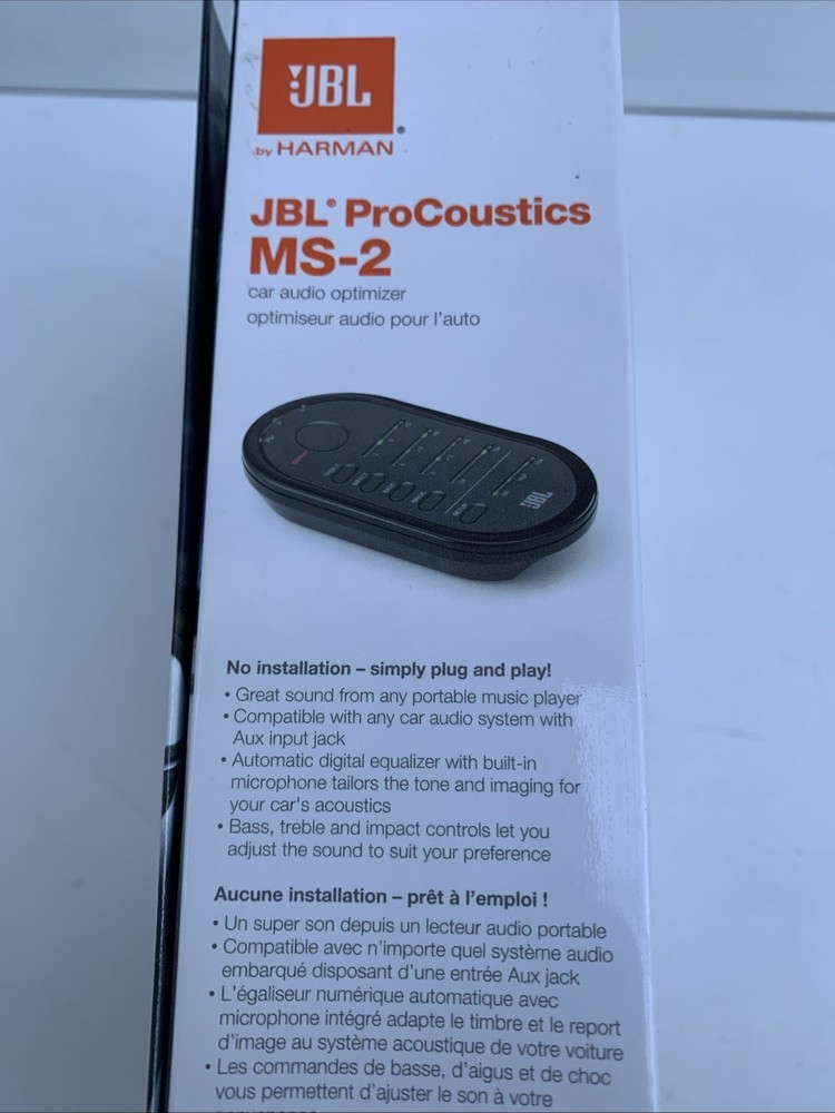 JBL MS-2 ProCoustics Car Audio Optimizer NEW!