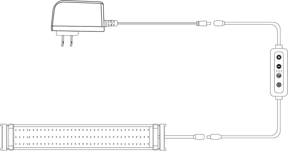 NICREW Aquarium Light Timer&Dimmer, Easy to Program Fish Tank Light...