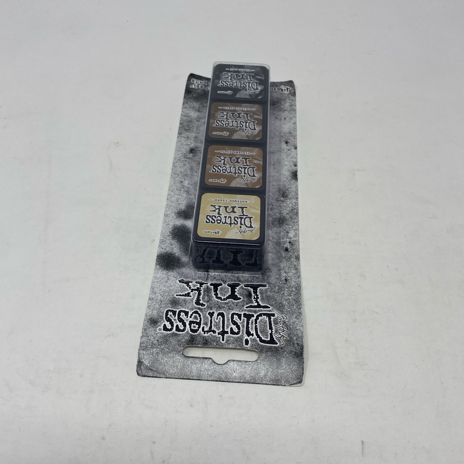 Ranger Tim Holtz Distress Ink Minis Kit 3 - Antique Linen, Vintage Photo, Walnut