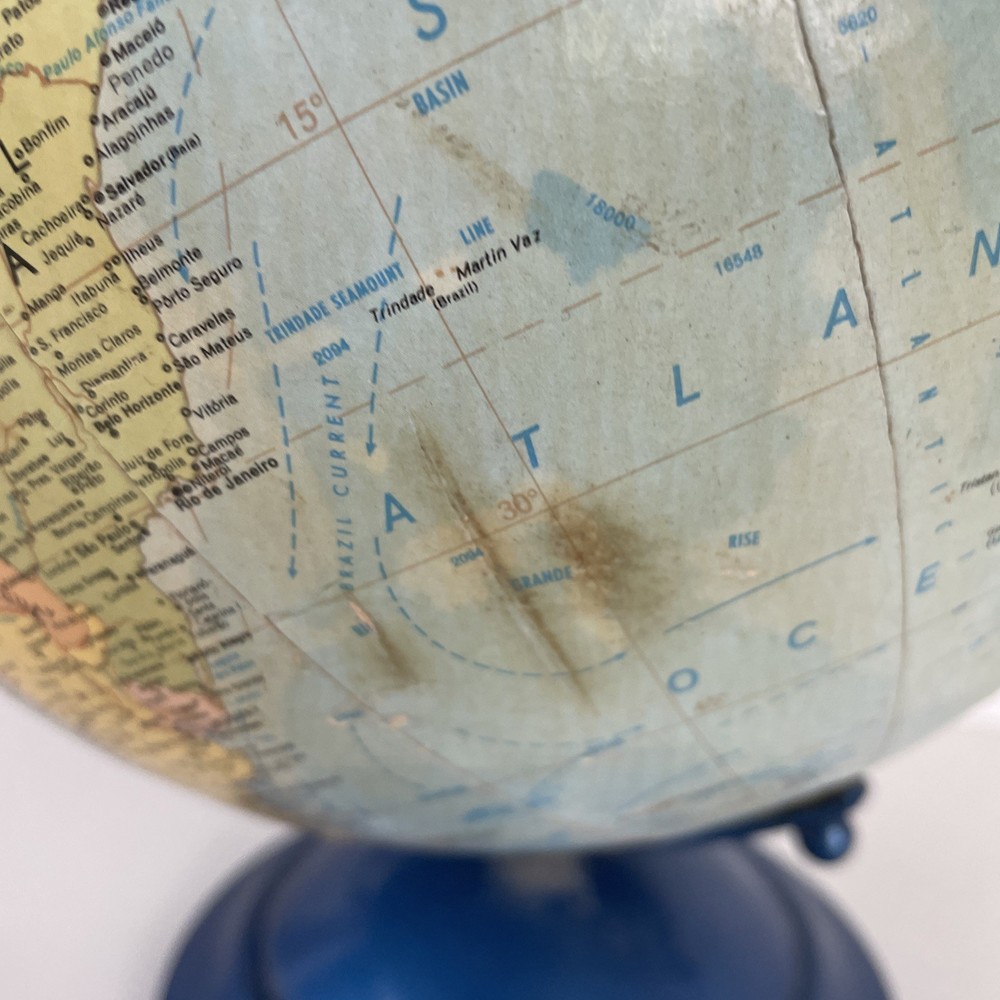 Replogle Comprehensive 10" Globe Cold War Era Soviet Union USSR East Germany