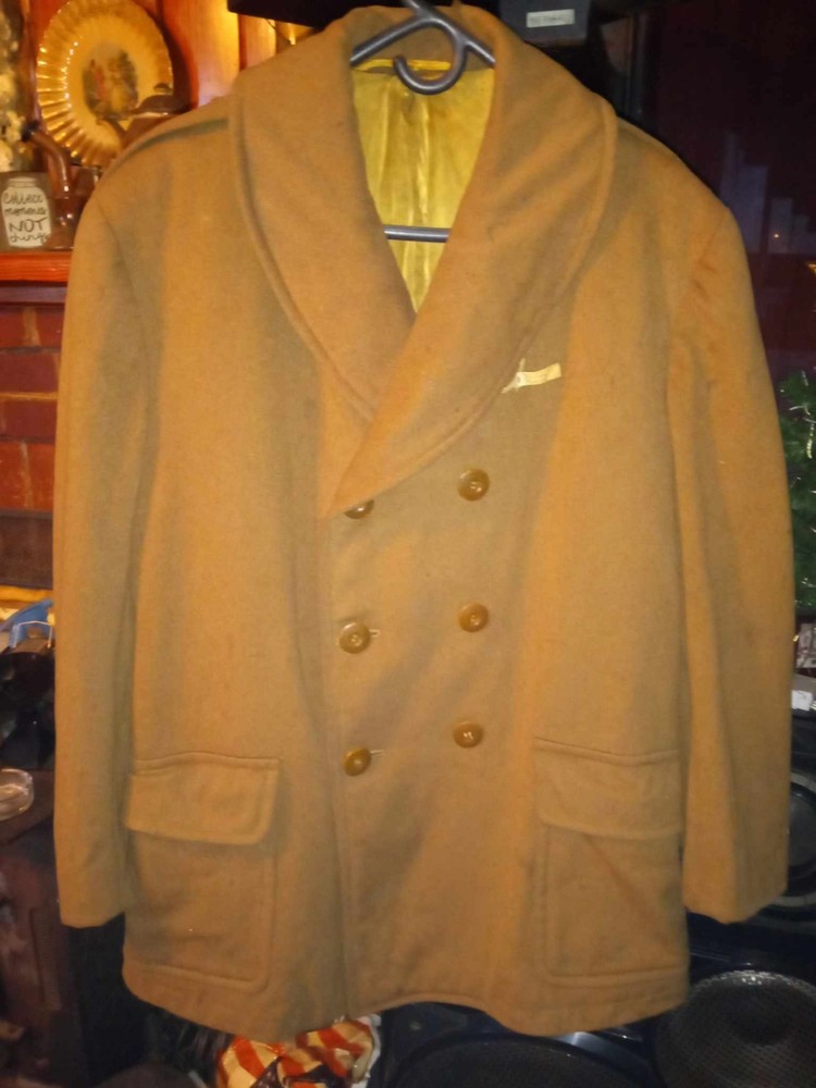 World War 2 Amy Officers Overcoat