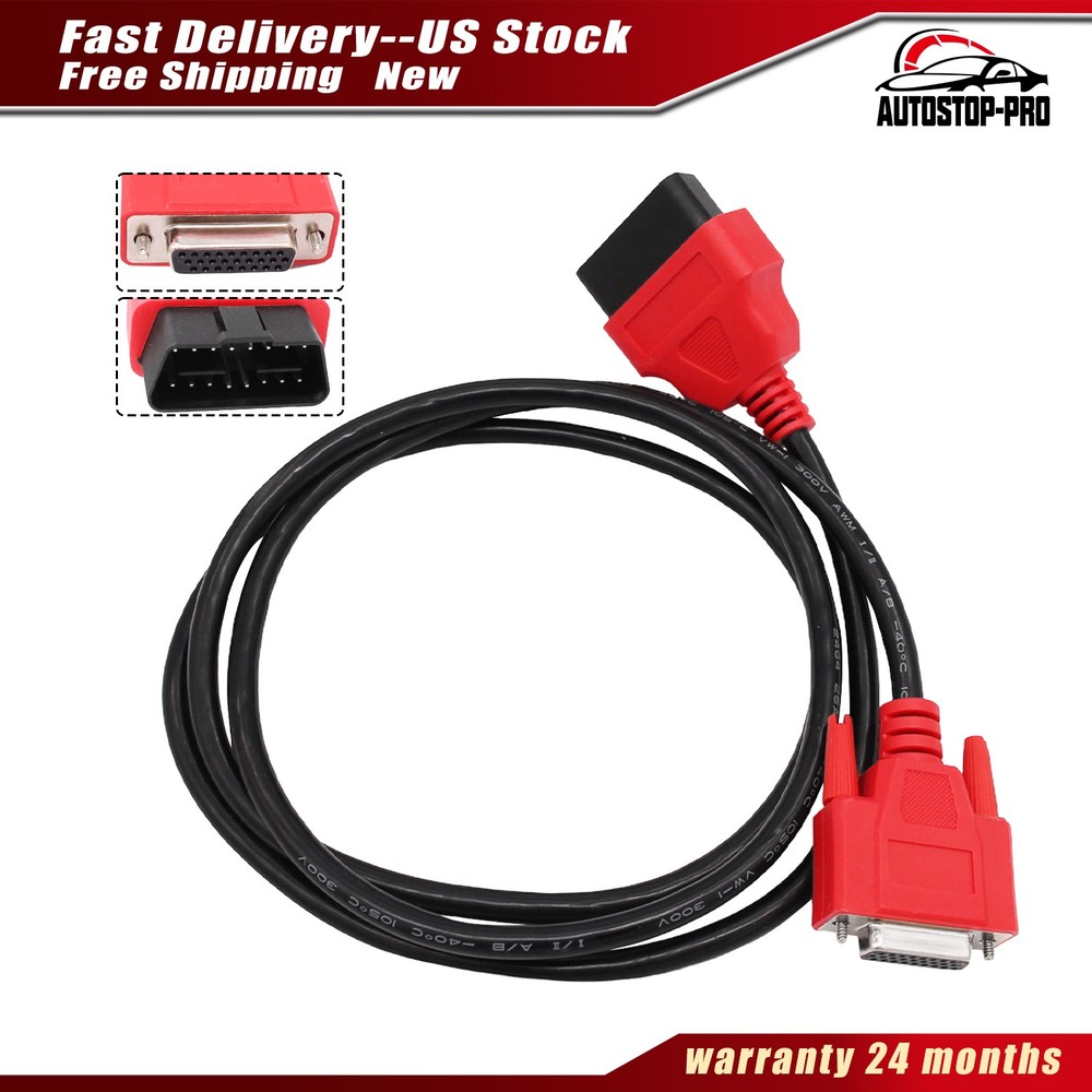 1Pc 6FT OBDII OBD2 Cable for Snap on DA-4 SOLUS EDGE Scanner EESC320 EAX0068L00C