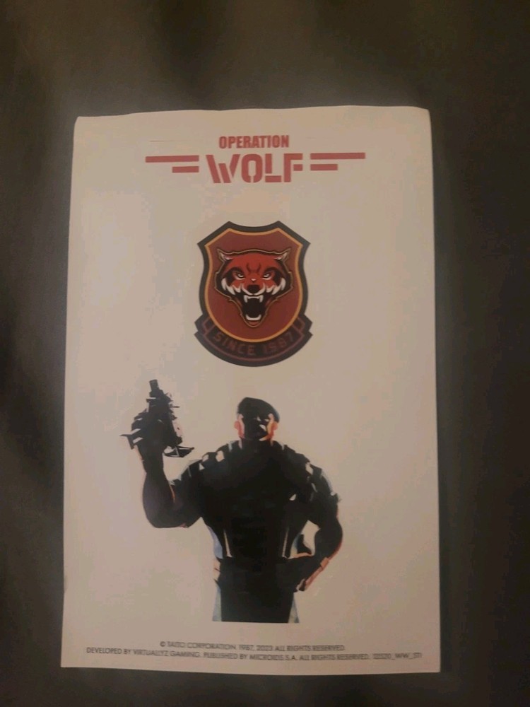 Operation Wolf First Mission Stickers