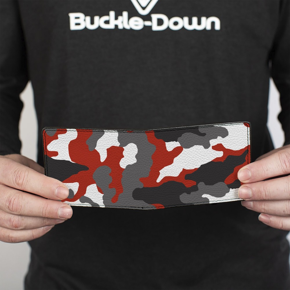 Bi-Fold Wallet Camo Orange