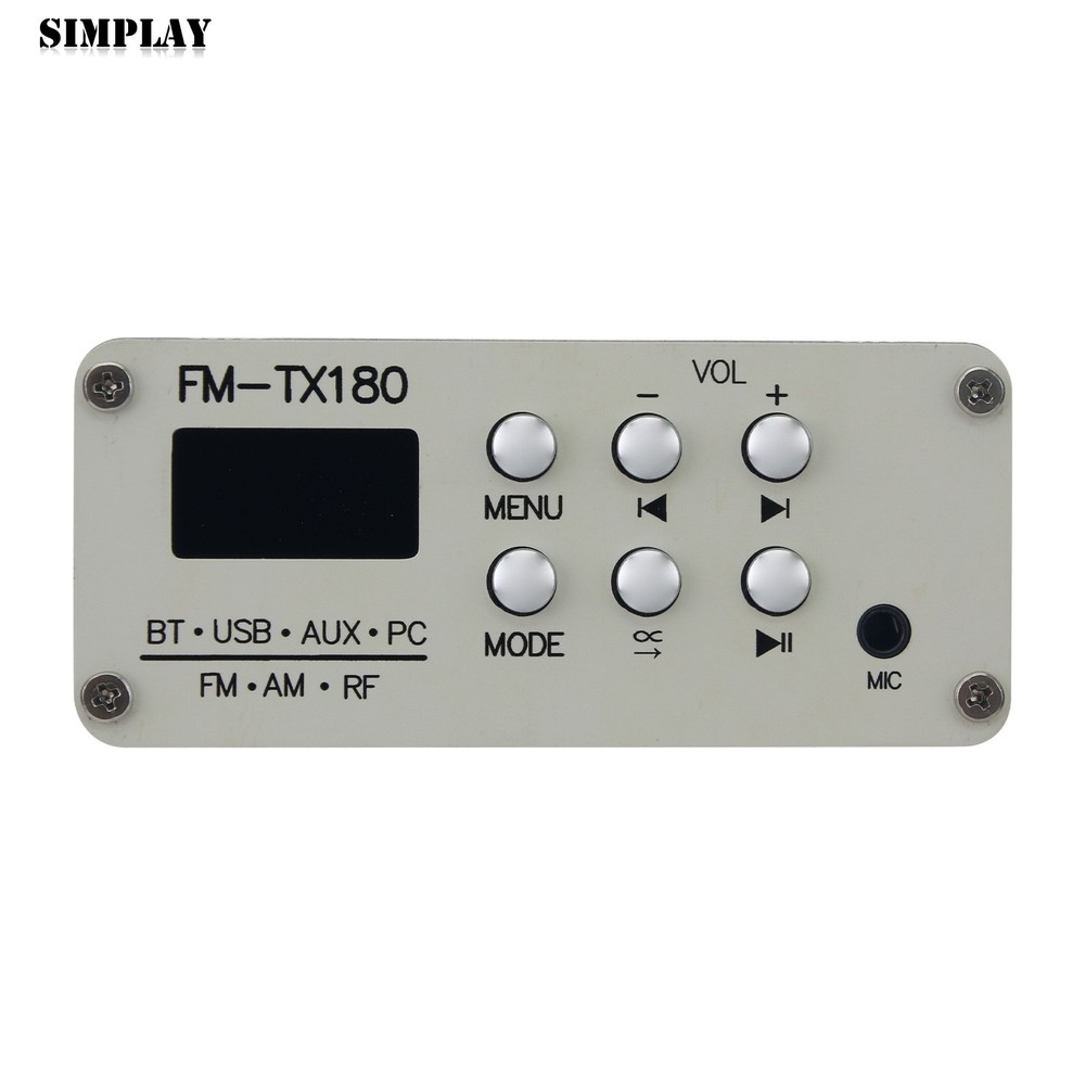 FM-TX180 Bluetooth Stereo FM Radio Transmitter AM Shortwave Signal Transmitter
