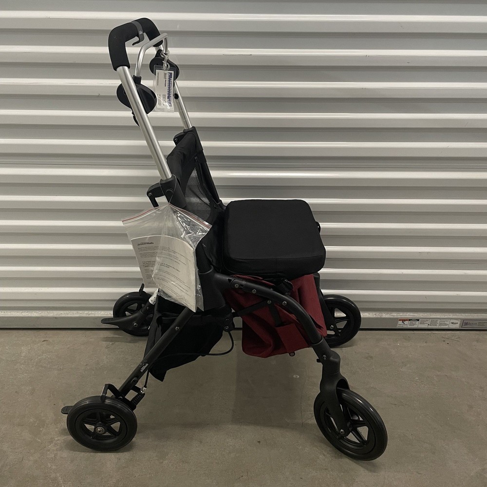 Triumph Mobility - Triumph Essentials Shopping Rollator - 700-5000 - Black/Red