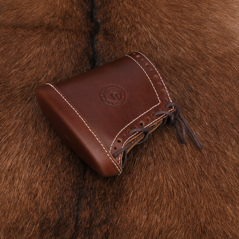 TOURBON Leather Butt Stock Protector Slip-on Recoil Pad Henry Rifle Shooting US