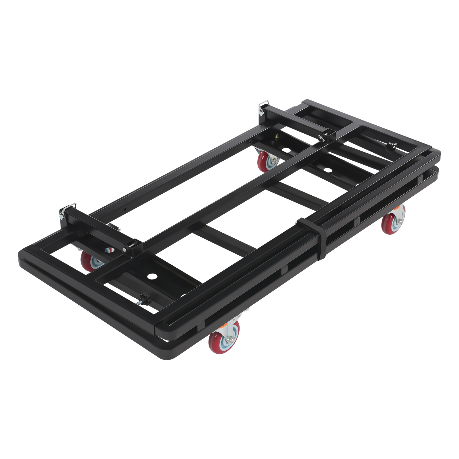 2200LBS Foldable Drywall Cart Dolly Folding Plywood Plasterboard Glass Trolley