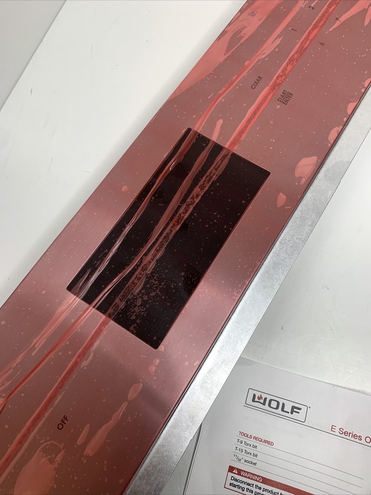 Sub-Zero Wolf E Series Oven Control Panel or UIM Replacement 829921, Stainless