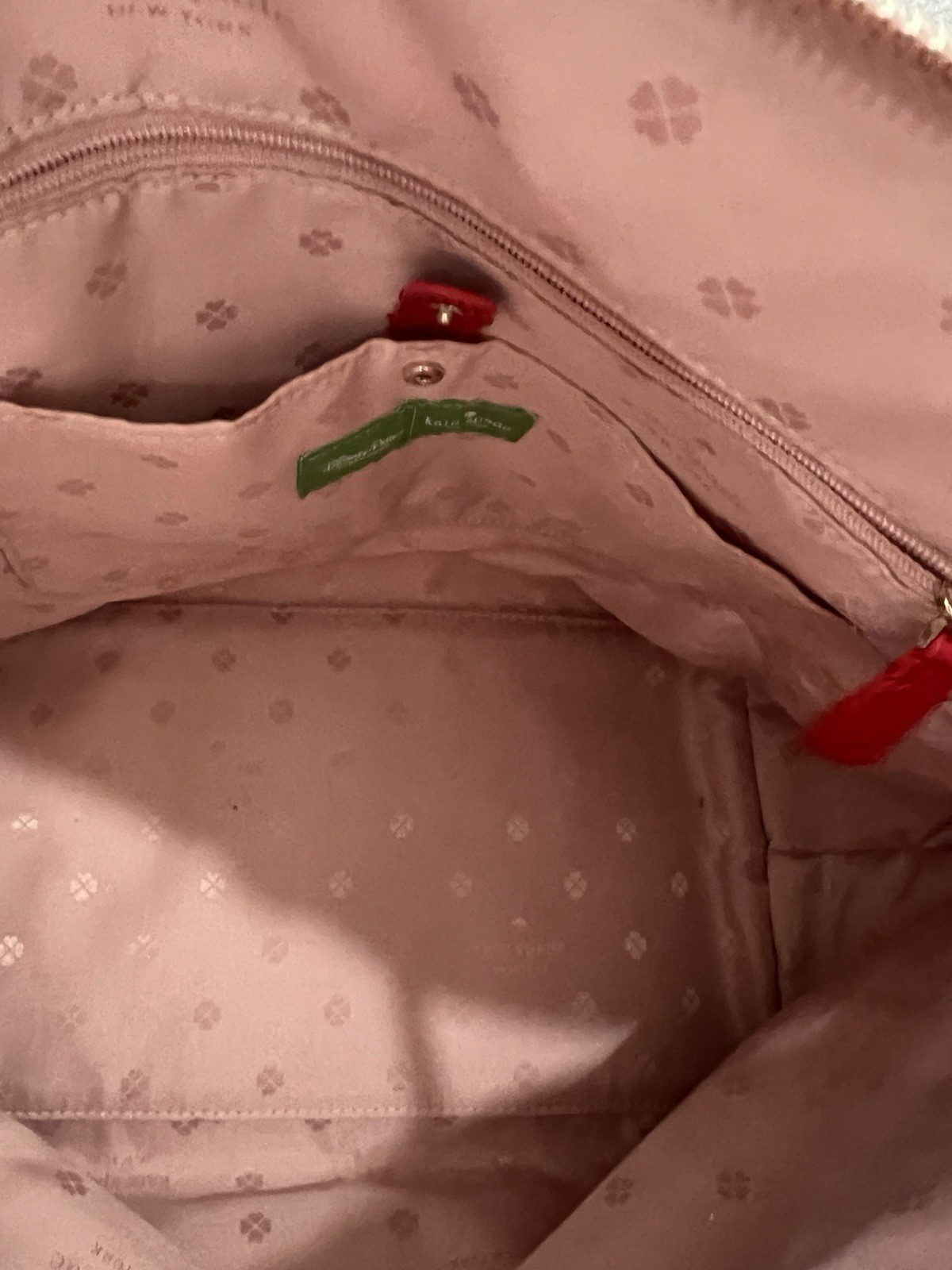 Disney Parks Kate Spade Tote Bag Pink Ears Hat Rock The Dots Mickey Mouse