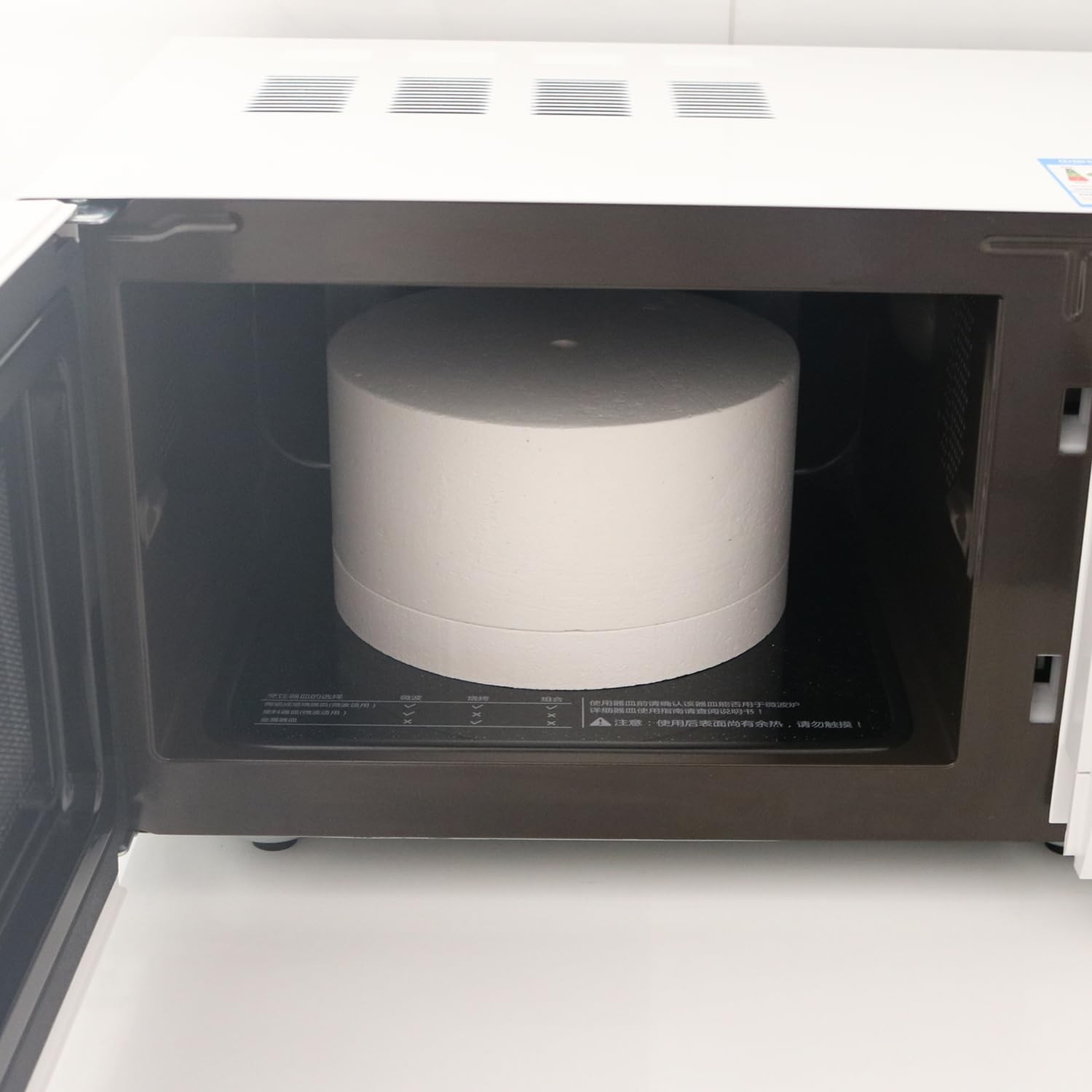 Professional Large Microwave Kiln for Glass Fusing with 50 Sheets White