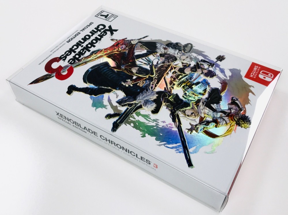 1 Clear Box Protector For XENOBLADE CHRONICLES 3 Special Edition Nintendo Switch