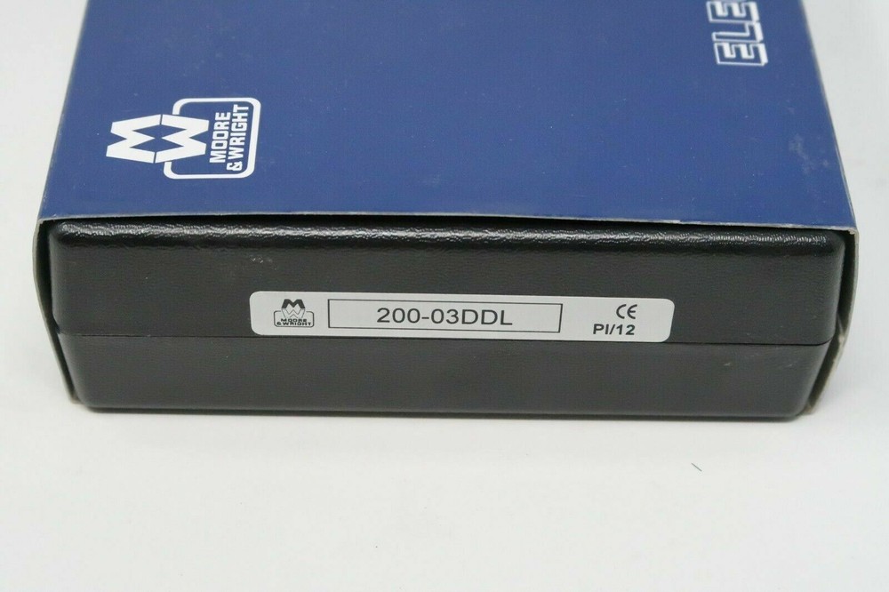 M&W Moore & Wright 50mm - 75mm Digital Electronic Micrometer with Case 200-03DDL
