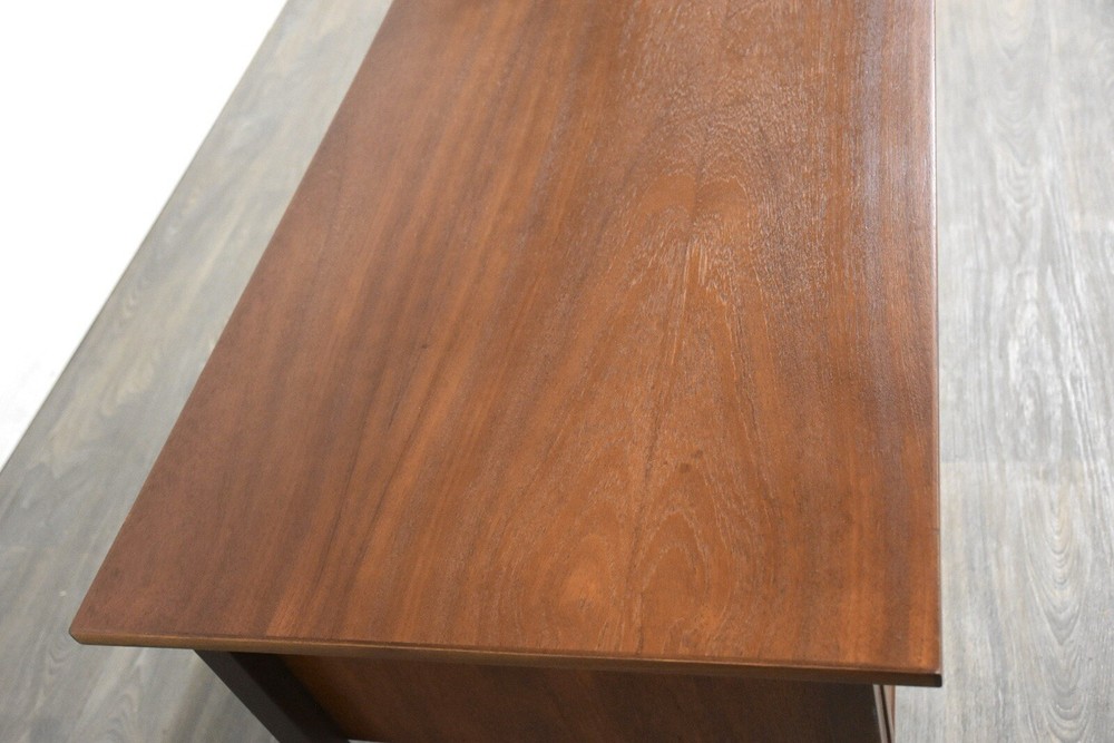 Refinished Danish Modern Teak Desk