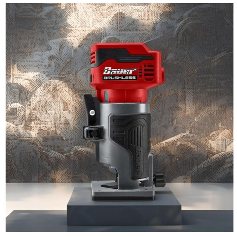 BAUER 20V Brushless Cordless Variable Speed Compact Router, Tool Only