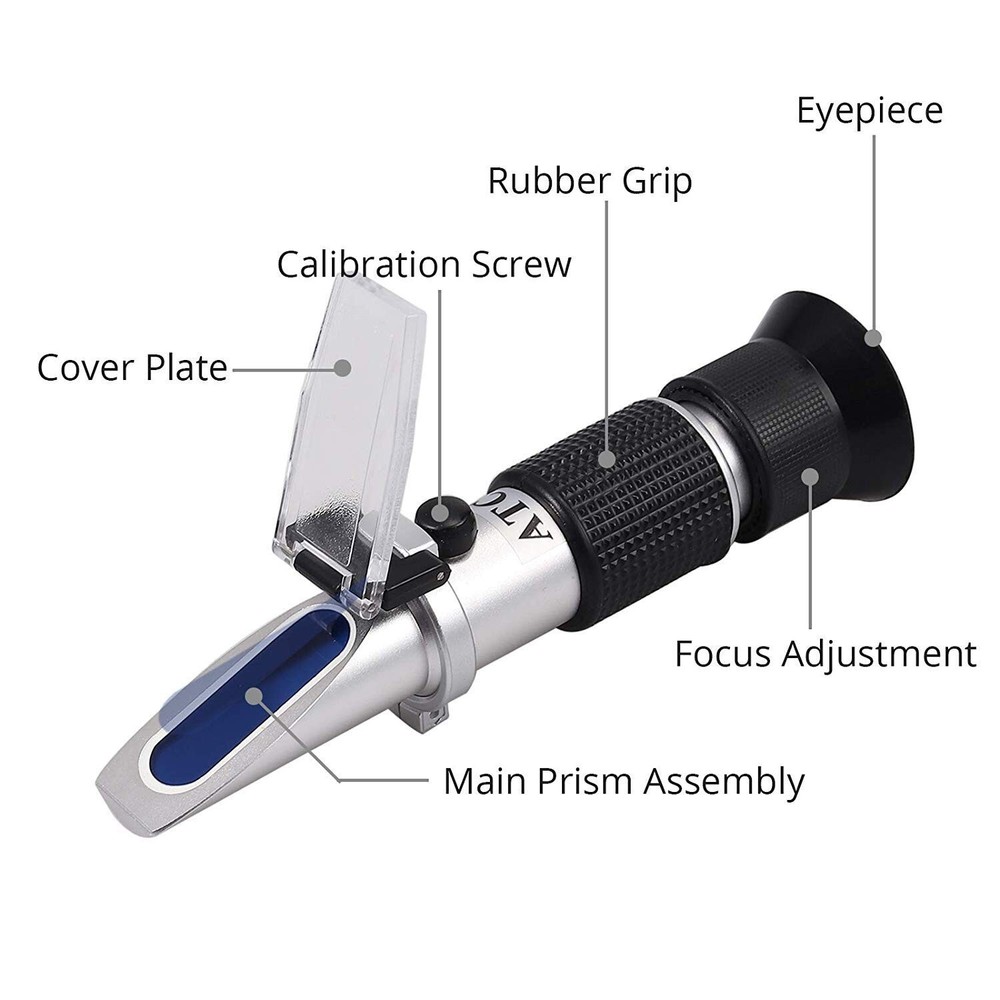 Advanced 3-in-1 Refractometer with Automatic Temperature Compensation