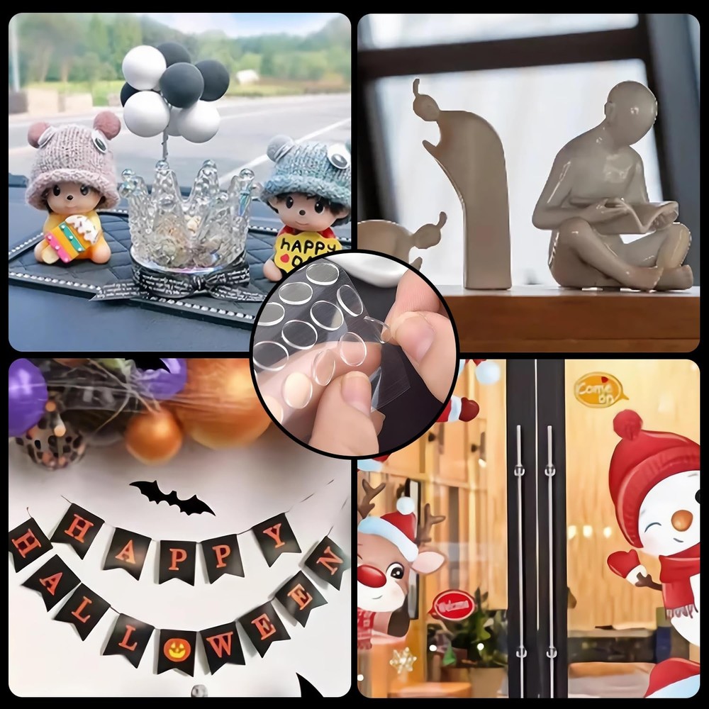 Clear Adhesive Putty Dots 450Pcs Removable