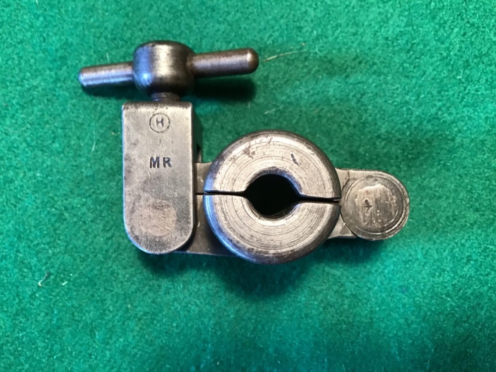 Lee Enfield Armourers Muzzle Protector Cleaning Rod Guide, Crowsfoot marked.