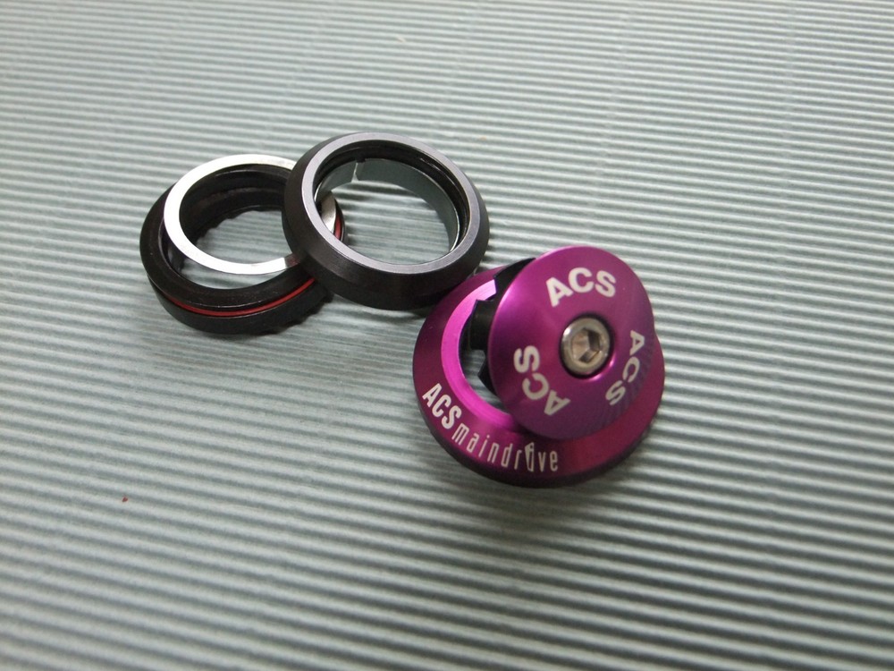 ACS MainDrive Threadless Integrated Headset - 1-1/8", Purple
