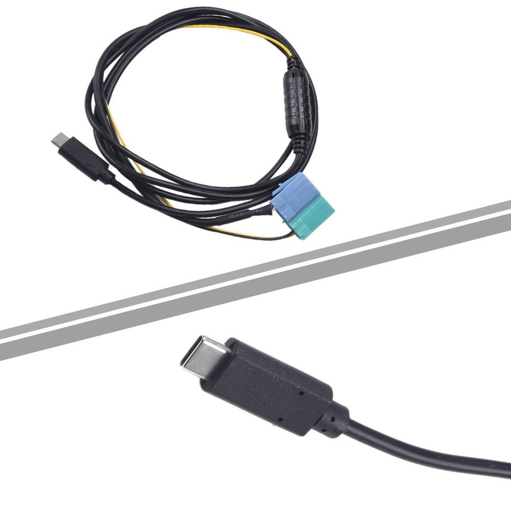 For BECKER Audio CD Player TYPEC Audio Input Cable AUX Audio+Charging Cable