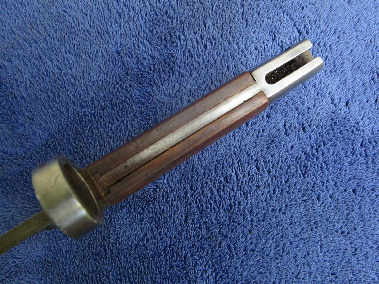 RARE ORIGINAL US MADE M1889 BELGIAN BAYONET AND SCABBARD MAKER HOPKINS AND ALLEN