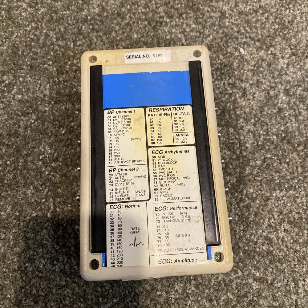 DYNATECH NEVADA 214B PATIENT SIMULATOR Excellent Working!