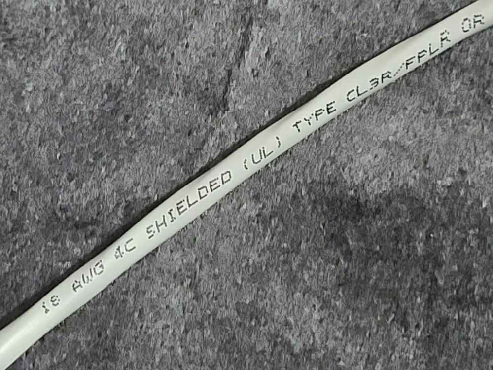 Advanced Digital 11804RSD 18/4C Shielded Riser Security/Alarm Cable Gray /100ft