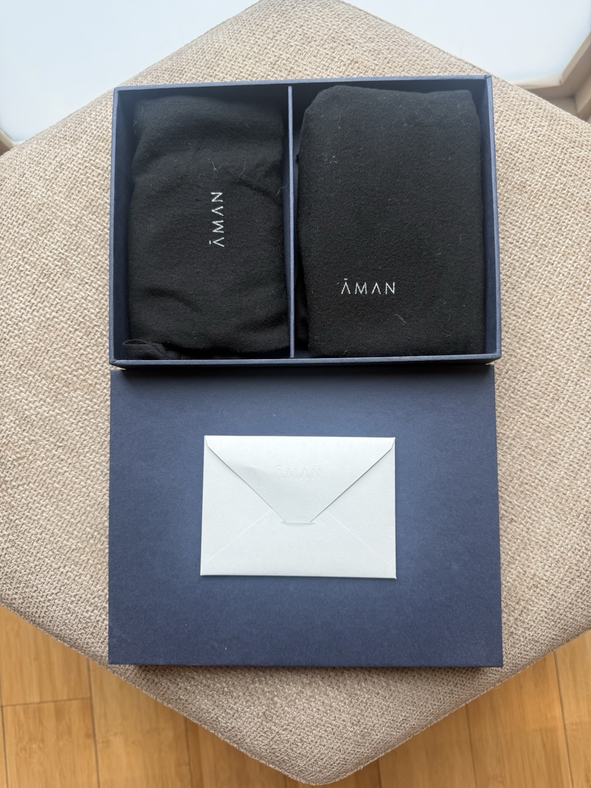 Aman Genuine Leather Luggage Tag & Passport Cover