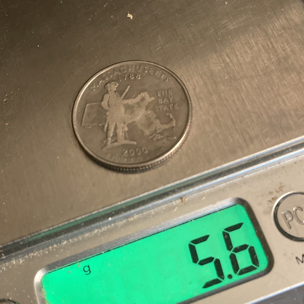 Missing 2000 Massachusetts State Quarter Grease Strike Error🔥 MISSING MINUTEMAN