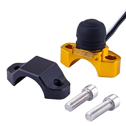 CNC Motorcycle ATV Water Proof Engine Start Stop Kill Switch Button for Gold