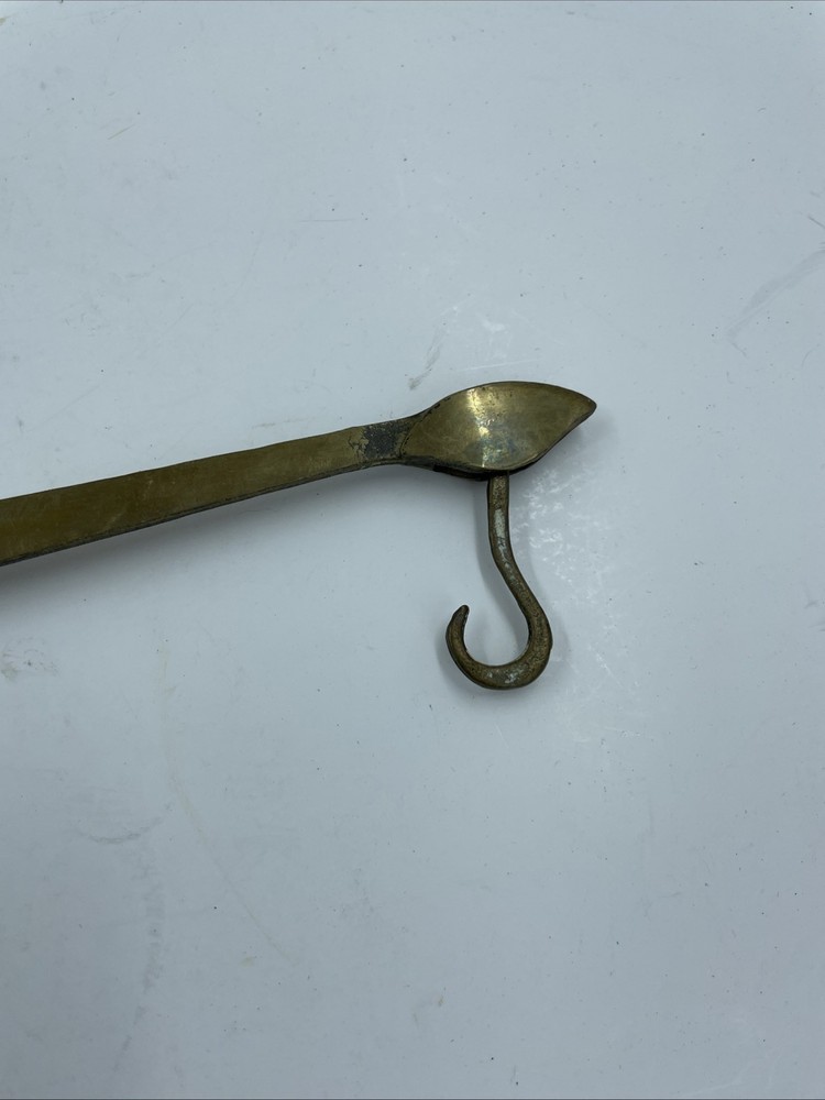 vintage brass hanging beam scale