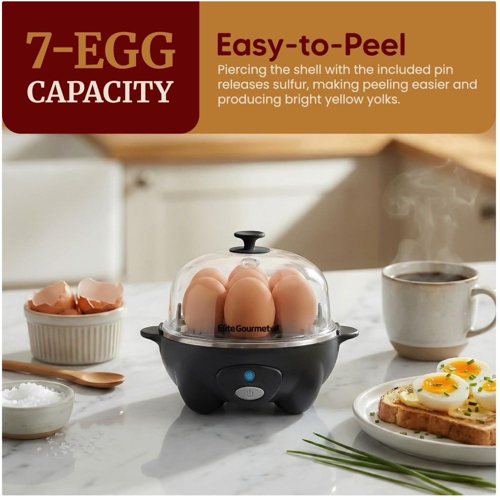 Rapid Egg Cooker for Hard, Medium, Soft Eggs
