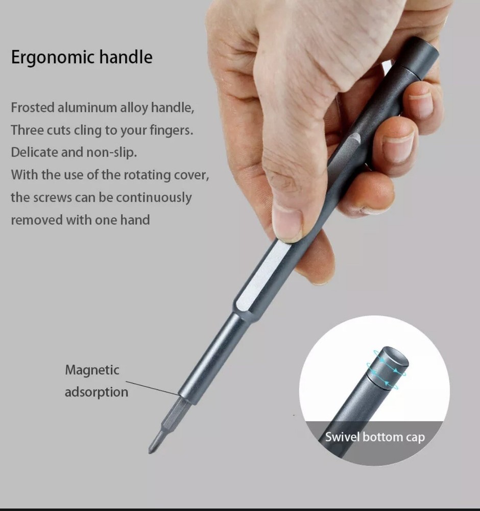 Hex 4mm Screwdriver Handle Ratchet Bayonet Bit For Micro Bits Fits System 4 Bits