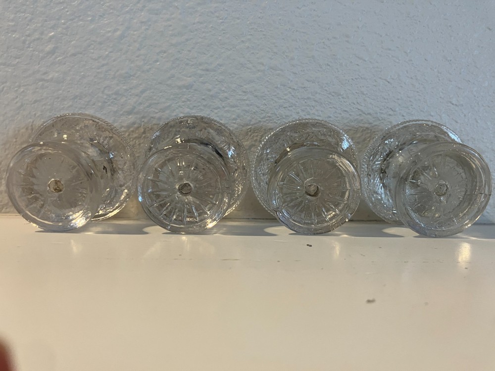 Early Old Antique Pressed / Sandwich Glass Cabinet / Drawer Pulls / Knobs