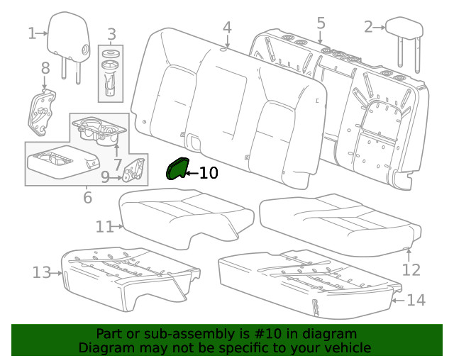 Genuine GM Hinge Cap 13542208