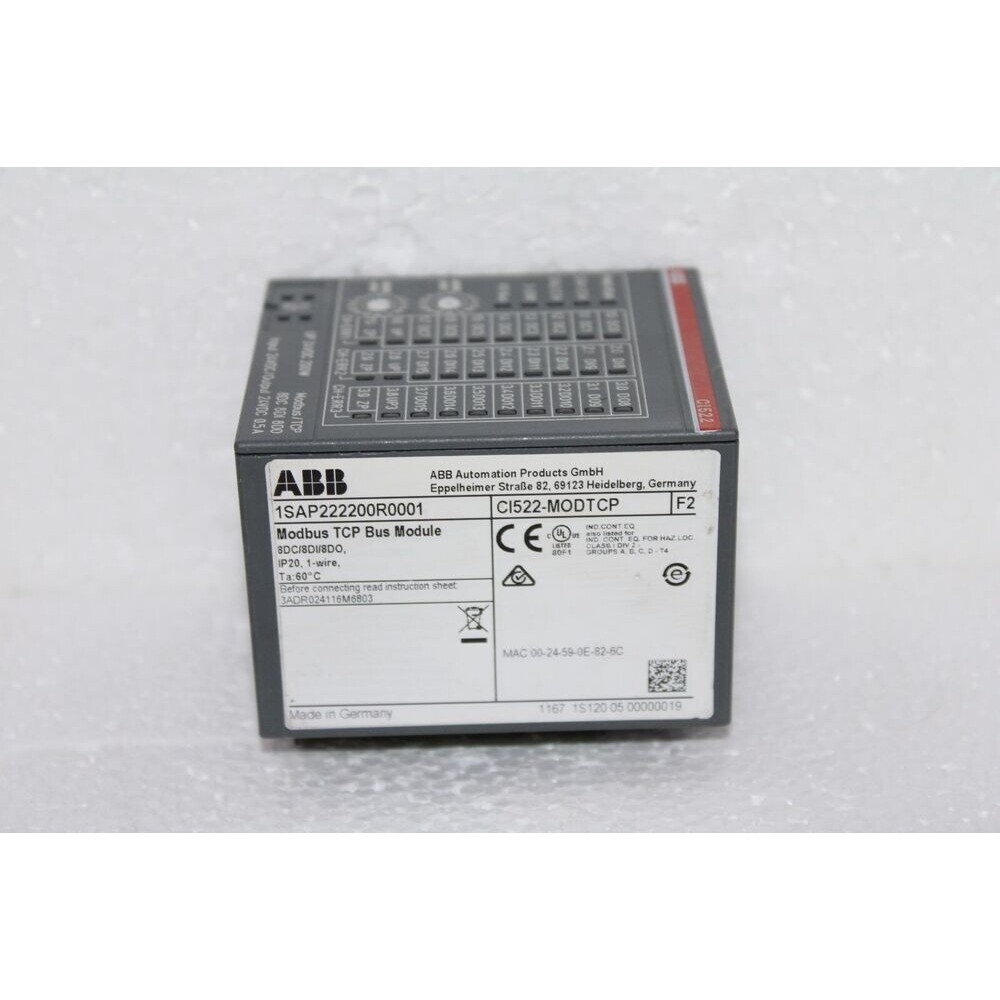 ABB Modbus TCP Bus Module CI522-MODTCP