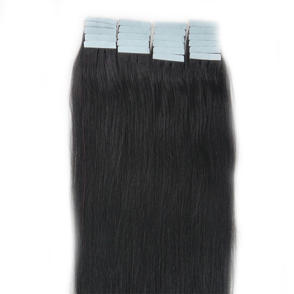 Tape in Hair Extensions Real Human Hair Invisible Skin Wefts Premium Remy Thick
