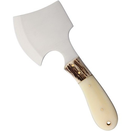 Marbles Hatchet Axe with White Smooth Bone Handle