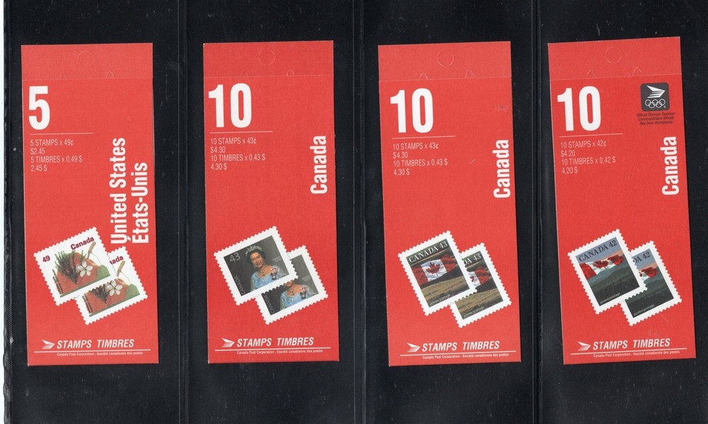 CANADA MINT NH STAMP COLLECTION COMPLETE BOOKLETS #2