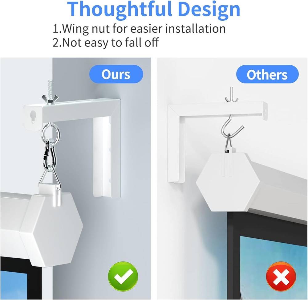 XINLEI Universal Projector Screen Wall Mount L-Brackets Hanging Ceiling Mount...