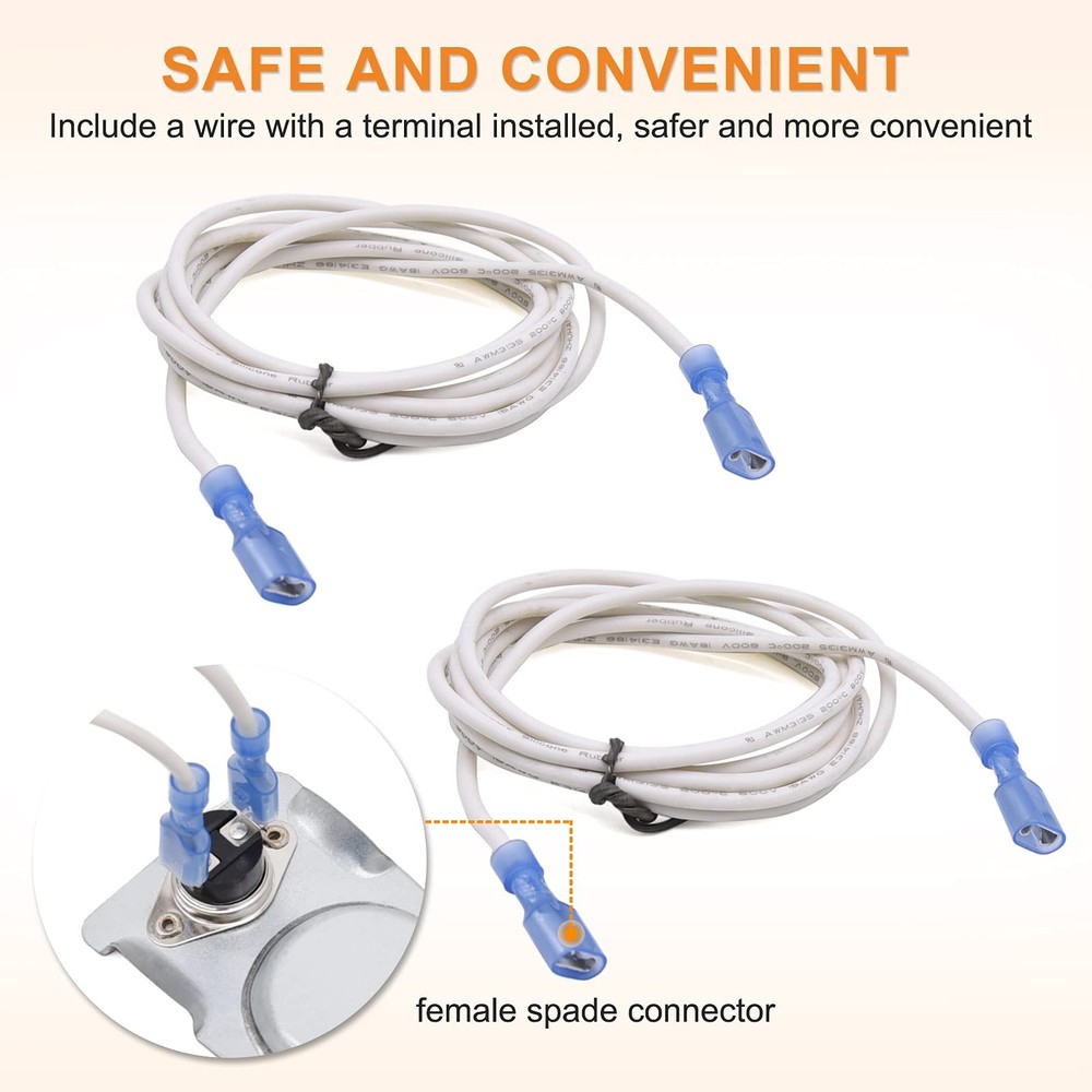 Adviace Magnetic Automatic Thermostat Sensor Thermostat, Silver